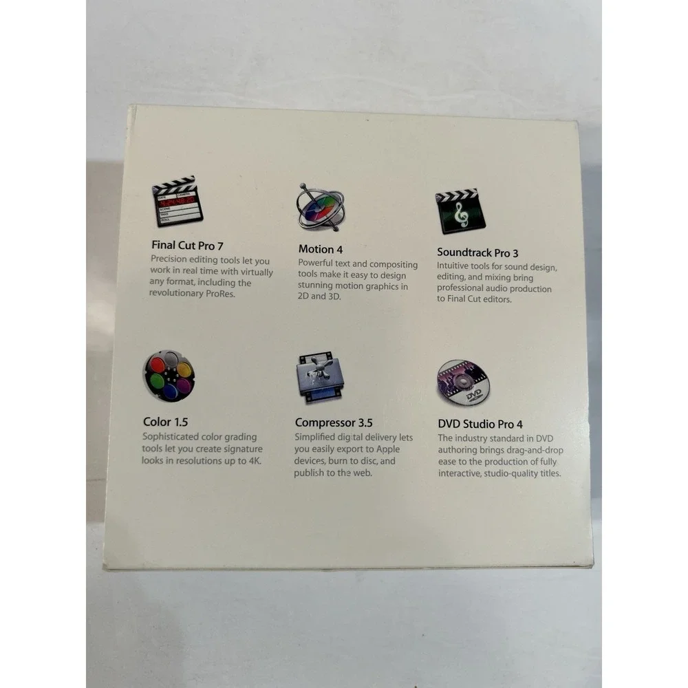 Apple Final Cut Studio 3 Academic Final Cut Pro 7 Complete Box Set MB647Z/A